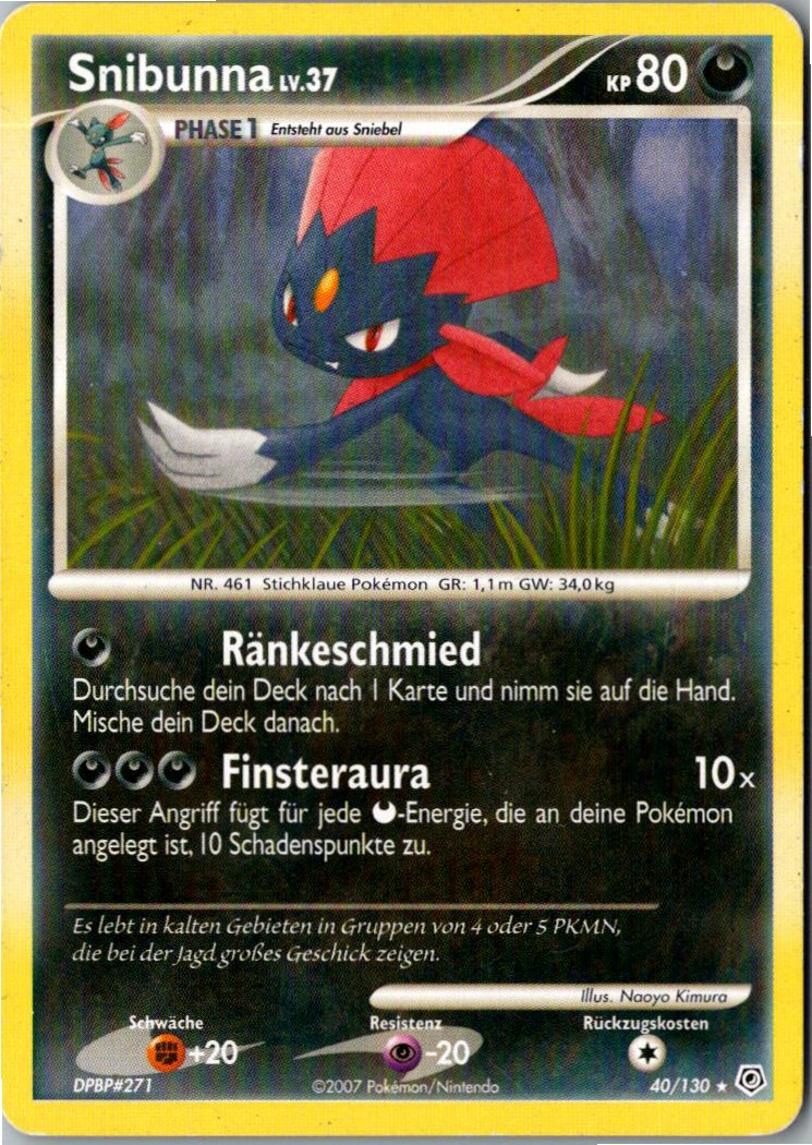 Snibunna 40/130 Diamant & Perl – Vorderseite