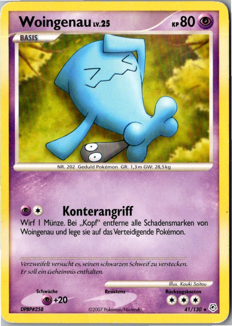 Woingenau 41/130 Diamant & Perl – Vorderseite
