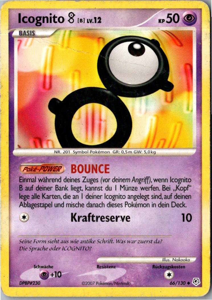 Icognito B 66/130 Diamant & Perl – Vorderseite