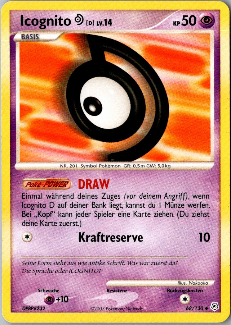 Icognito D 68/130 Diamant & Perl – Vorderseite