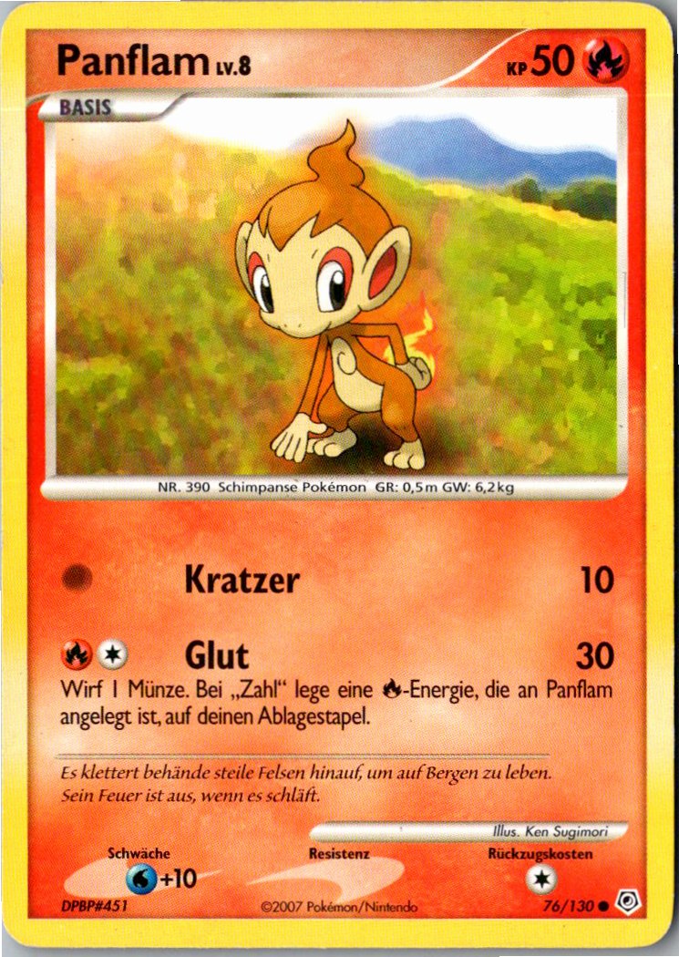 Panflam 76/130 Diamant & Perl – Vorderseite