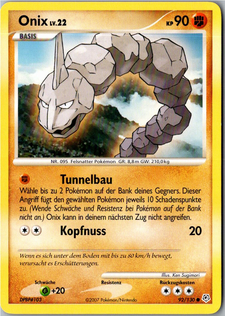 Onix 92/130 Diamant & Perl – Vorderseite
