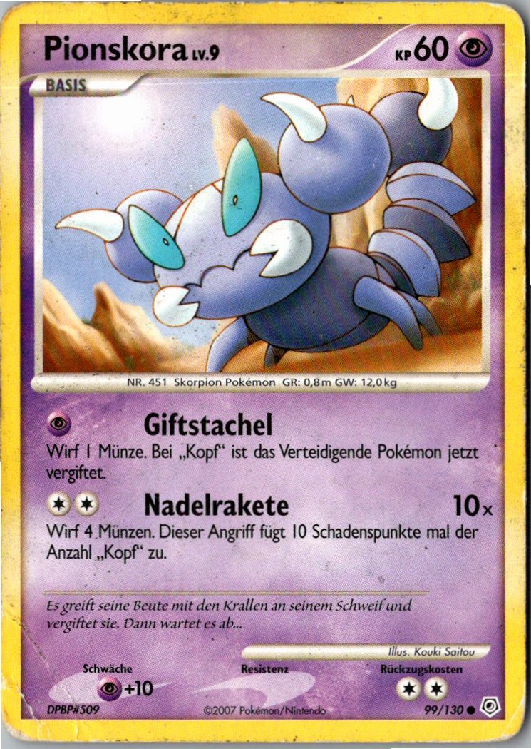 Pionskora 99/130 Diamant & Perl – Vorderseite