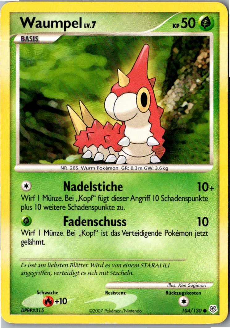 Waumpel 104/130 Diamant & Perl – Vorderseite