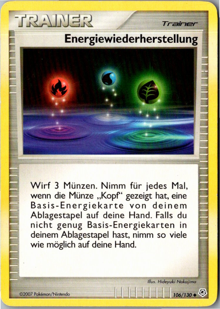 Energiewiederherstellung 106/130 Diamant & Perl – Vorderseite