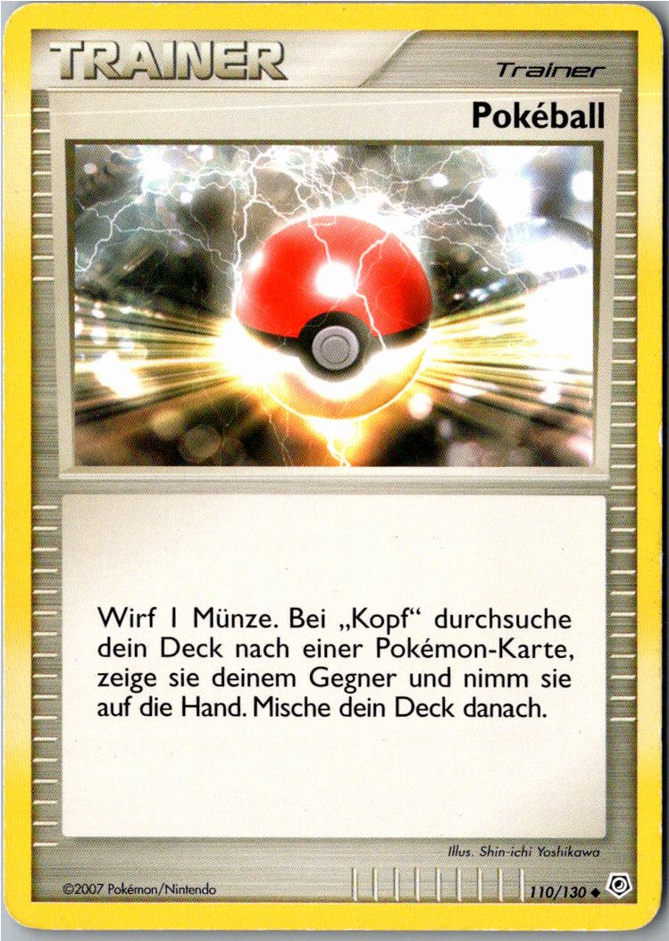 Pokéball 110/130 Diamant & Perl – Vorderseite