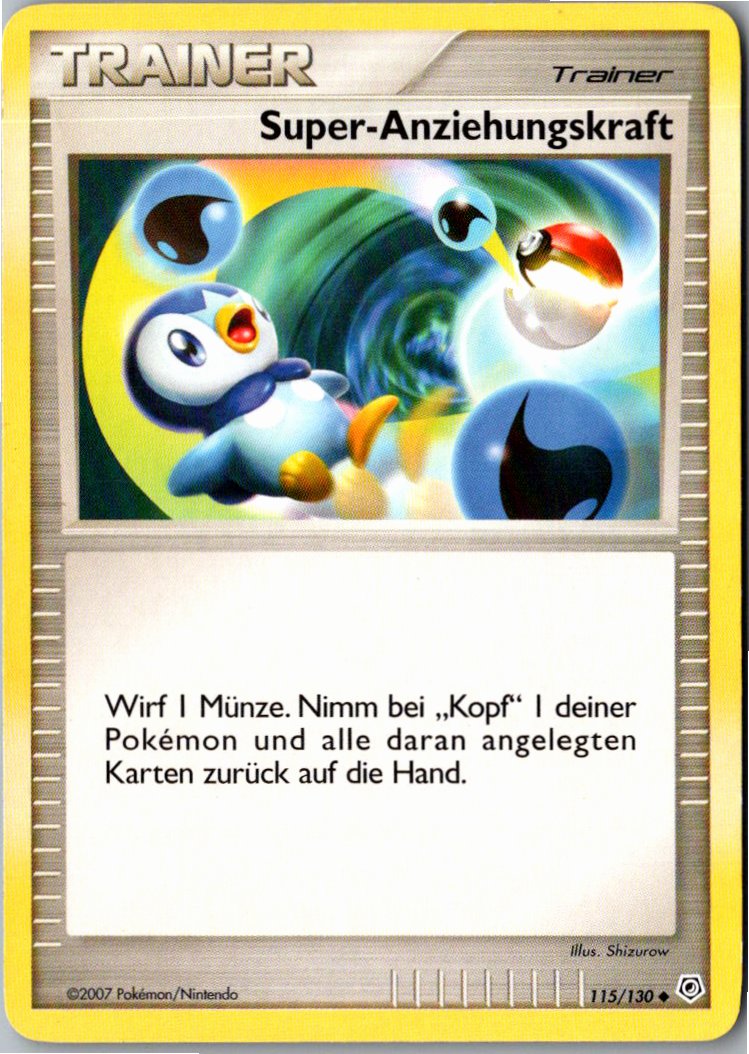 Super-Anziehungskraft 115/130 Diamant & Perl – Vorderseite