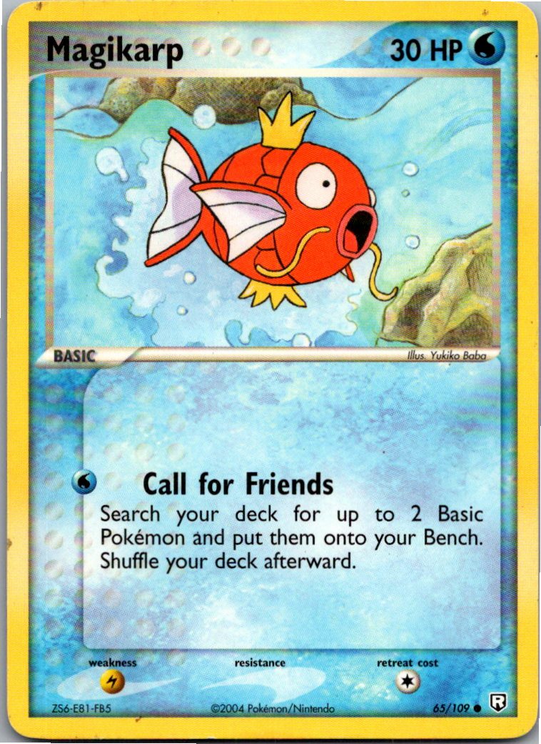 Magikarp Karpador 65/109 Team Rocket Returns – Vorderseite