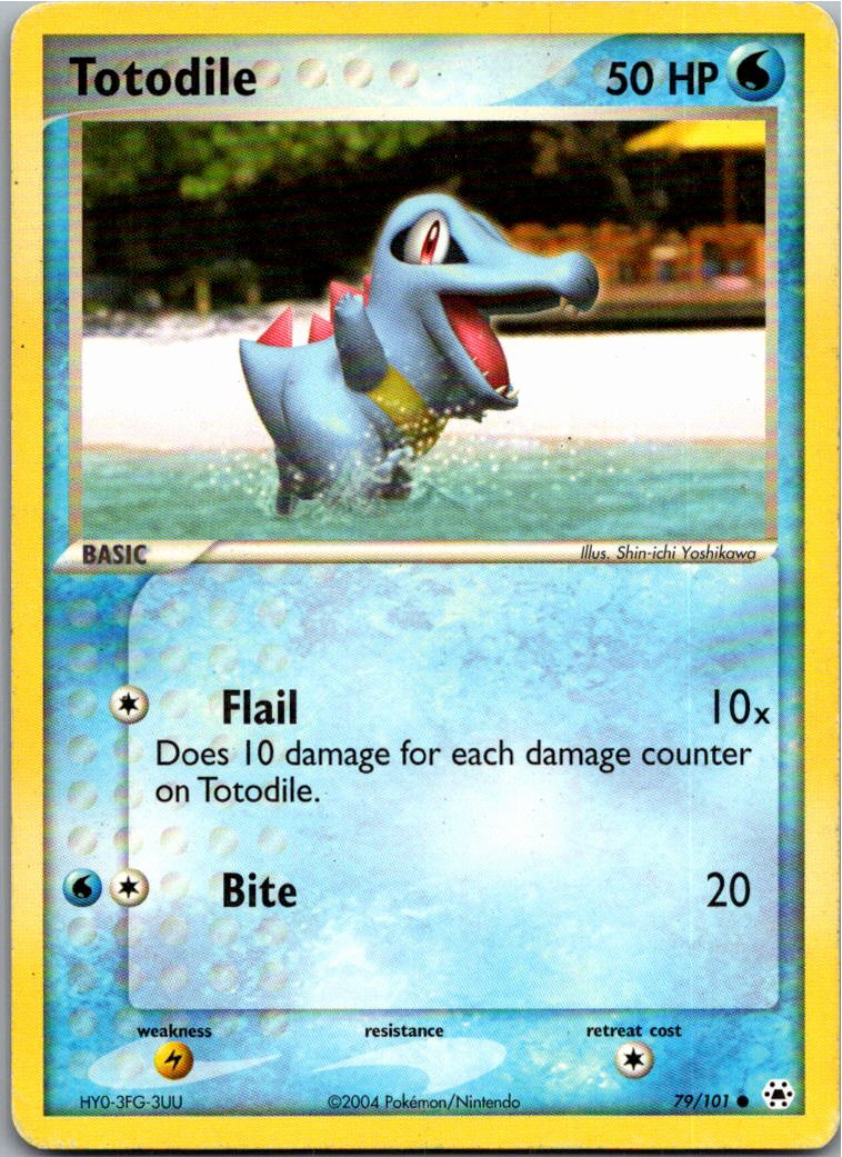 Totodile Karnimani 79/101 Hidden Legends – Vorderseite