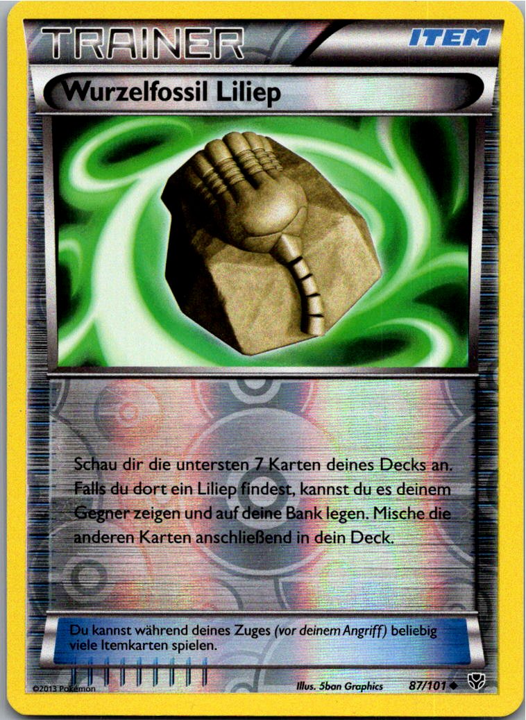 Wurzelfossil Liliep 87/101 Plasma-Blaster – Vorderseite