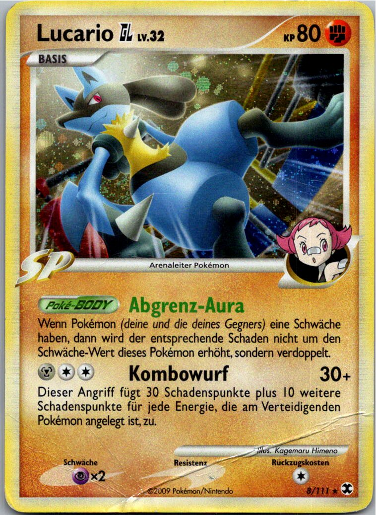Lucario 8/111 Aufstieg der Rivalen – Vorderseite