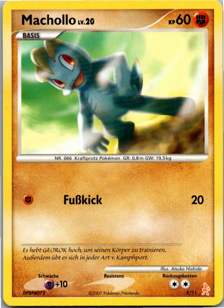 Machollo 5/11 DP trainer Kit (Lucario) – Vorderseite