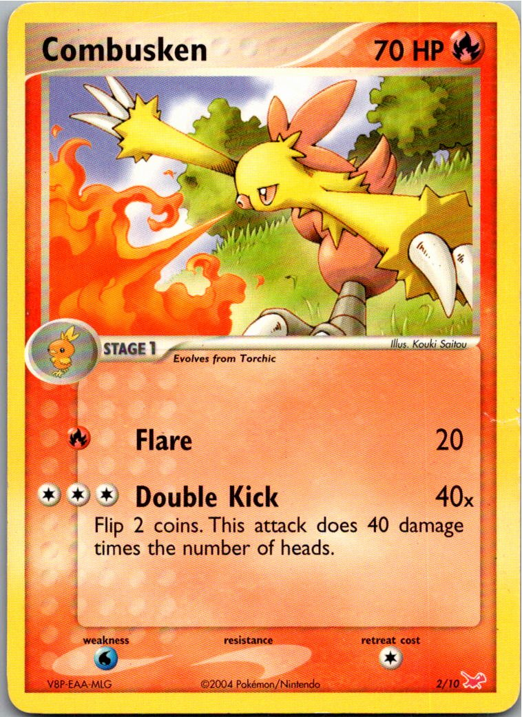 Combusken Jungglut 2/10 EX trainer Kit (Latias) – Vorderseite