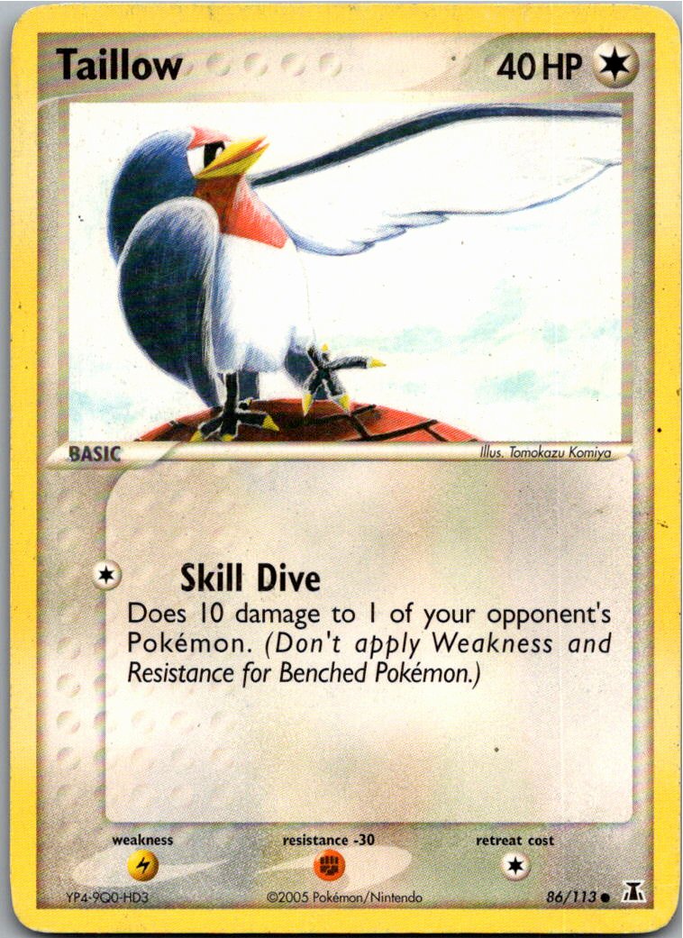 Taillow Schwalbini 86/113 EX Delta Species – Vorderseite