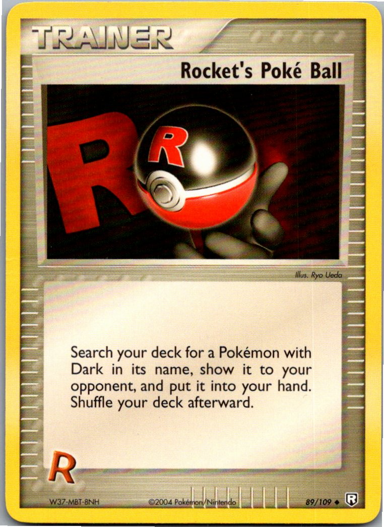 Rocket's Poké Ball 89/109 Team Rocket Returns – Vorderseite
