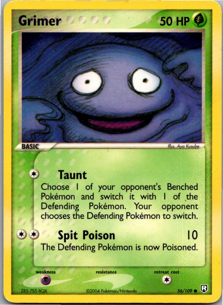 Grimer Sleima 56/109 Team Rocket Returns – Vorderseite
