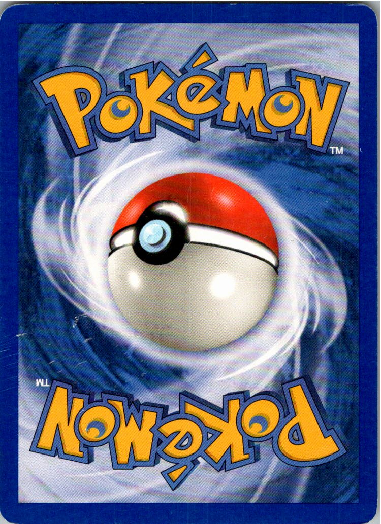 Growlithe Fukano 64/112 EX Feuerrot & Blattgrün – Rückseite