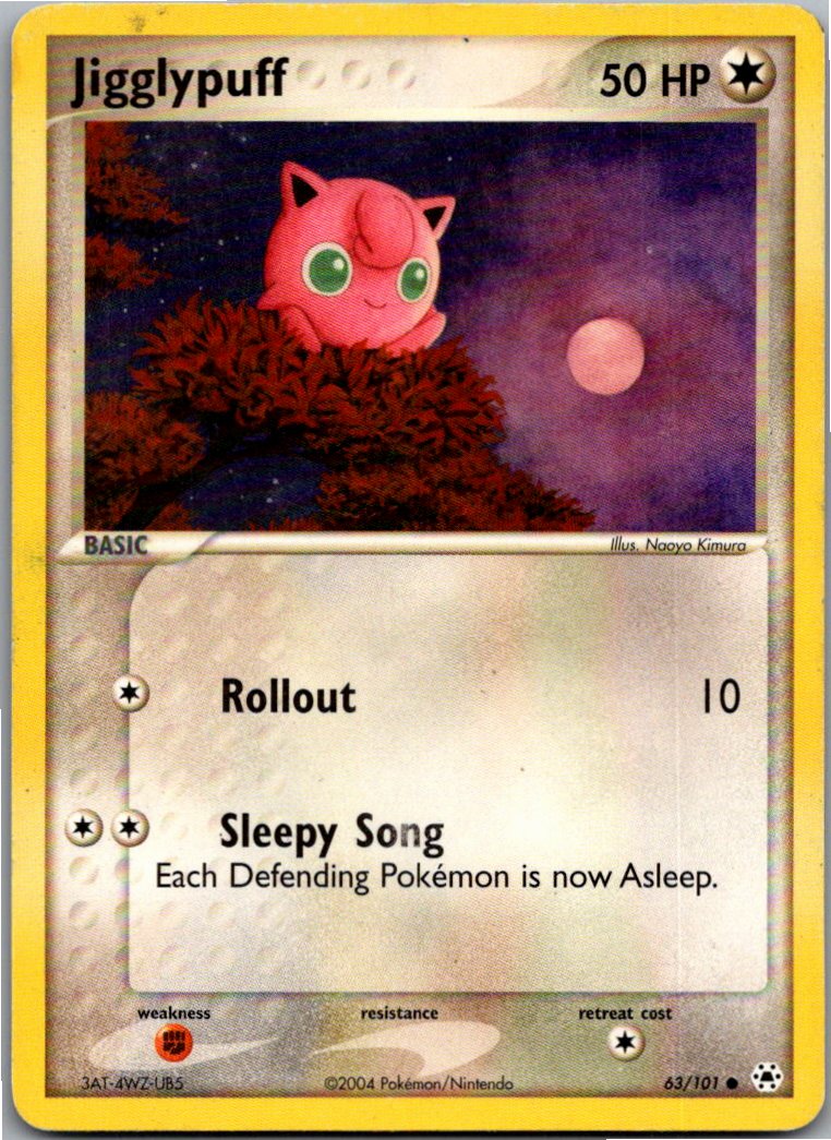 Jigglypuff Pummeluff 63/101 Hidden Legends – Vorderseite