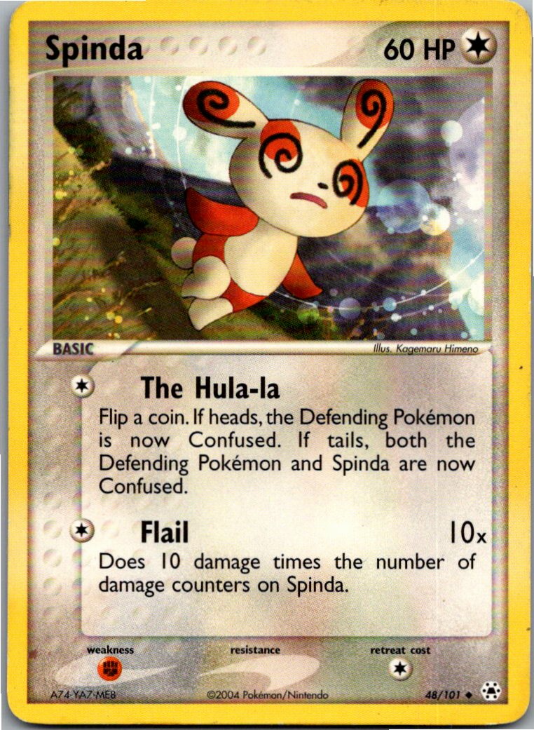 Spinda Pandir 48/101 Hidden Legends – Vorderseite