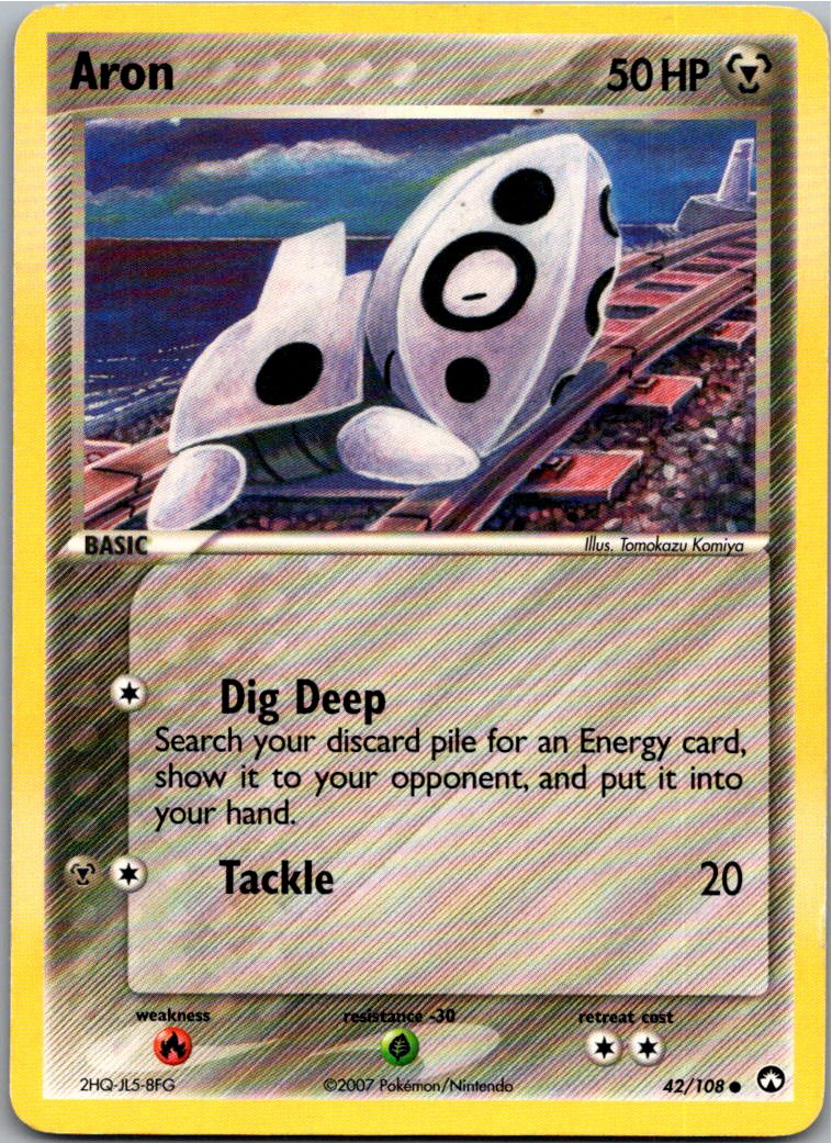 Aron Stollunior 42/108 EX Power Keepers – Vorderseite