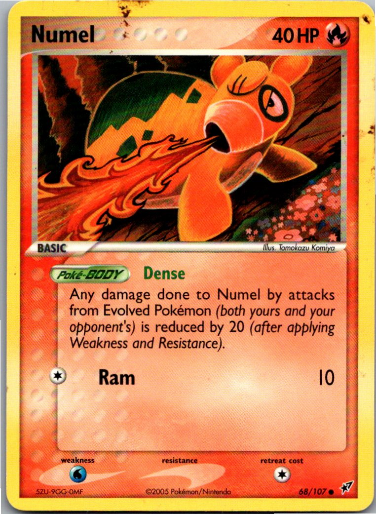 Numel Camaub 68/107 EX Deoxys – Vorderseite