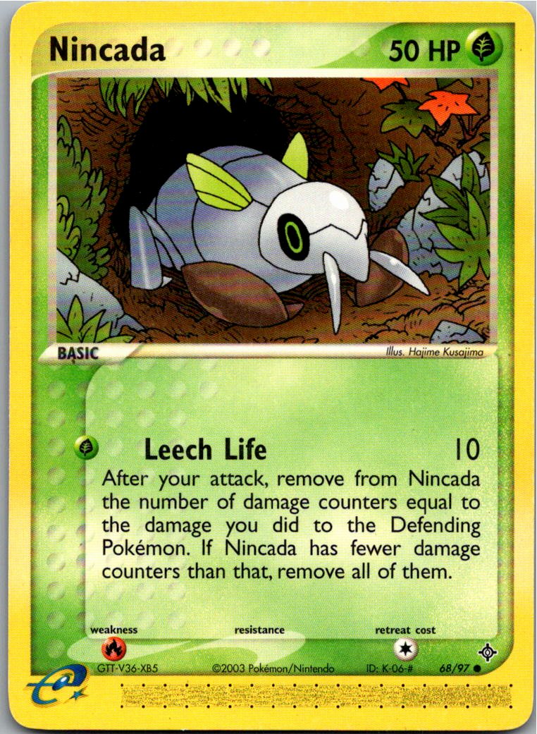 Nincada 68/97 EX Drache – Vorderseite