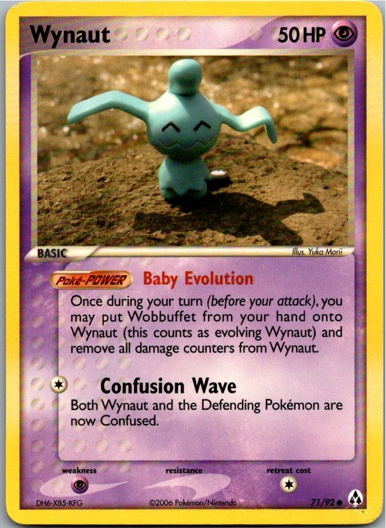 Wynaut Isso 71/92 EX Legend Maker – Vorderseite