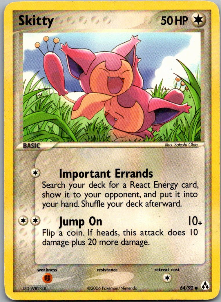 Skitty Eneco 64/92 EX Legend Maker – Vorderseite