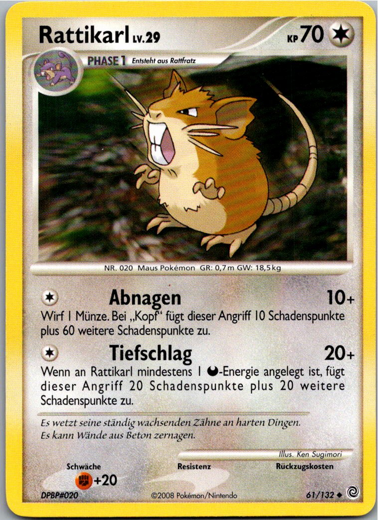 Rattikarl 61/132 Rätselhafte Wunder – Vorderseite