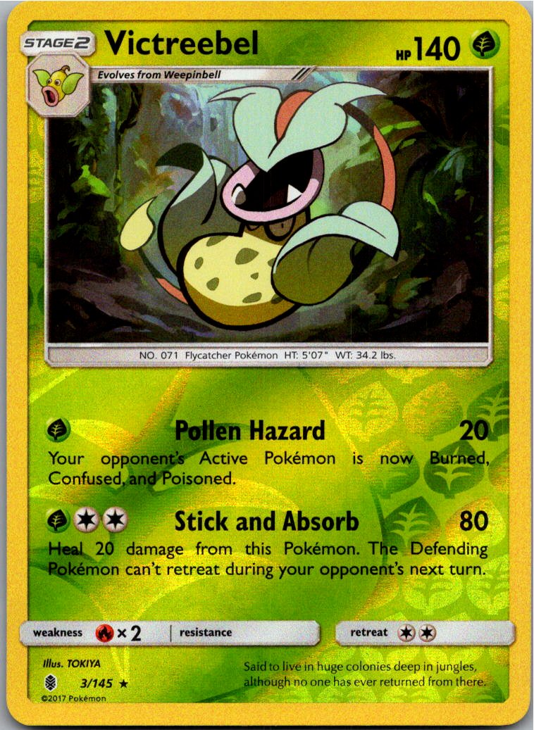 Victreebel Sarzenia 3/145 Stunde der Wächter – Vorderseite