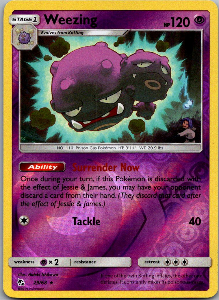 Weezing Smogmog 29/68 Verborgenes Schicksal – Vorderseite