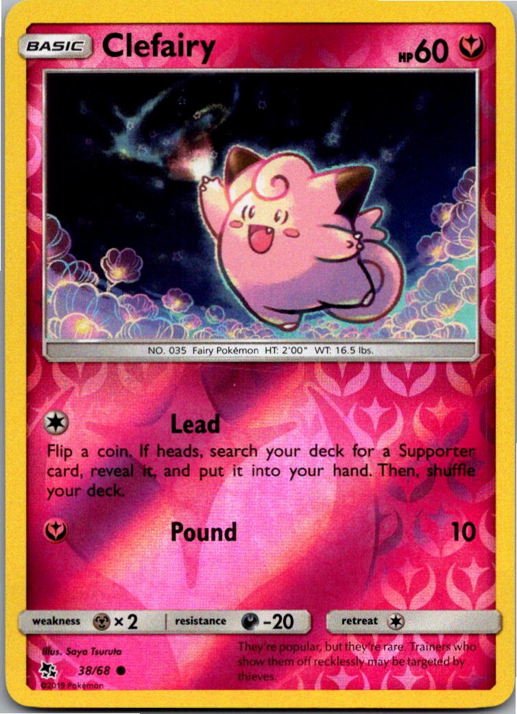 Clefairy Piepi 38/68 Verborgenes Schicksal – Vorderseite