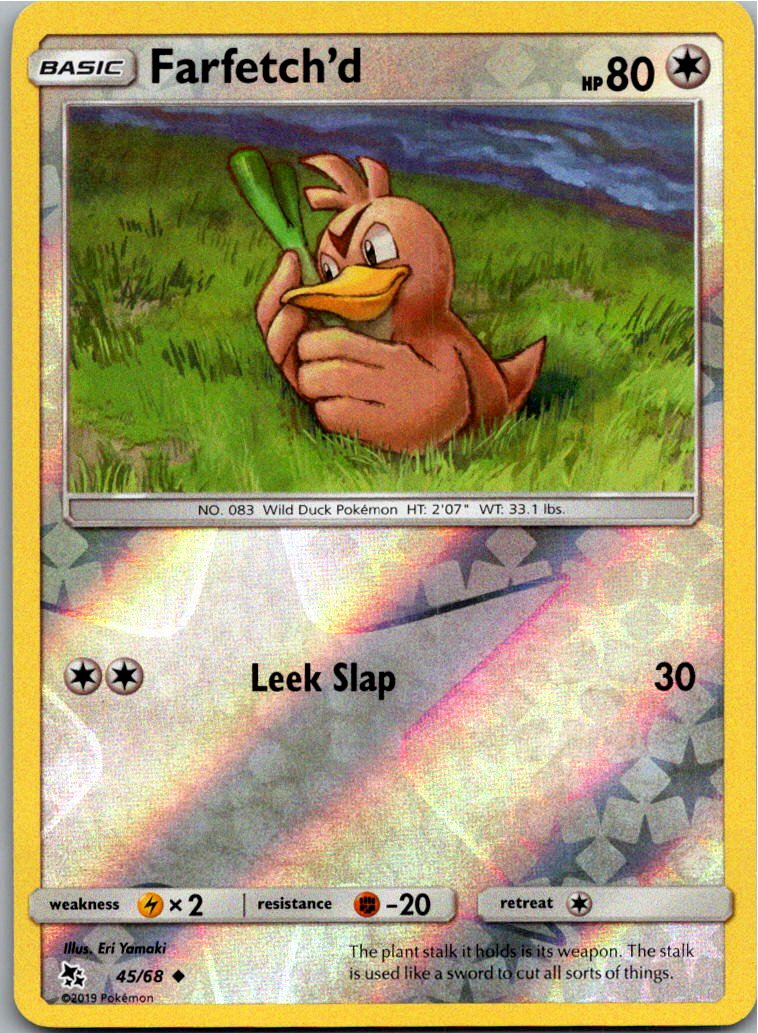 Farfetch’d Porenta 45/68 Verborgenes Schicksal – Vorderseite