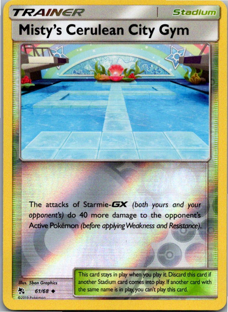 Misty’s Cerulean City Gym 61/68 Verborgenes Schicksal – Vorderseite