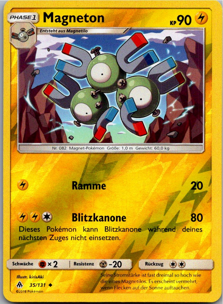 Magneton 35/131 Grauen Der Lichtfinsternis – Vorderseite