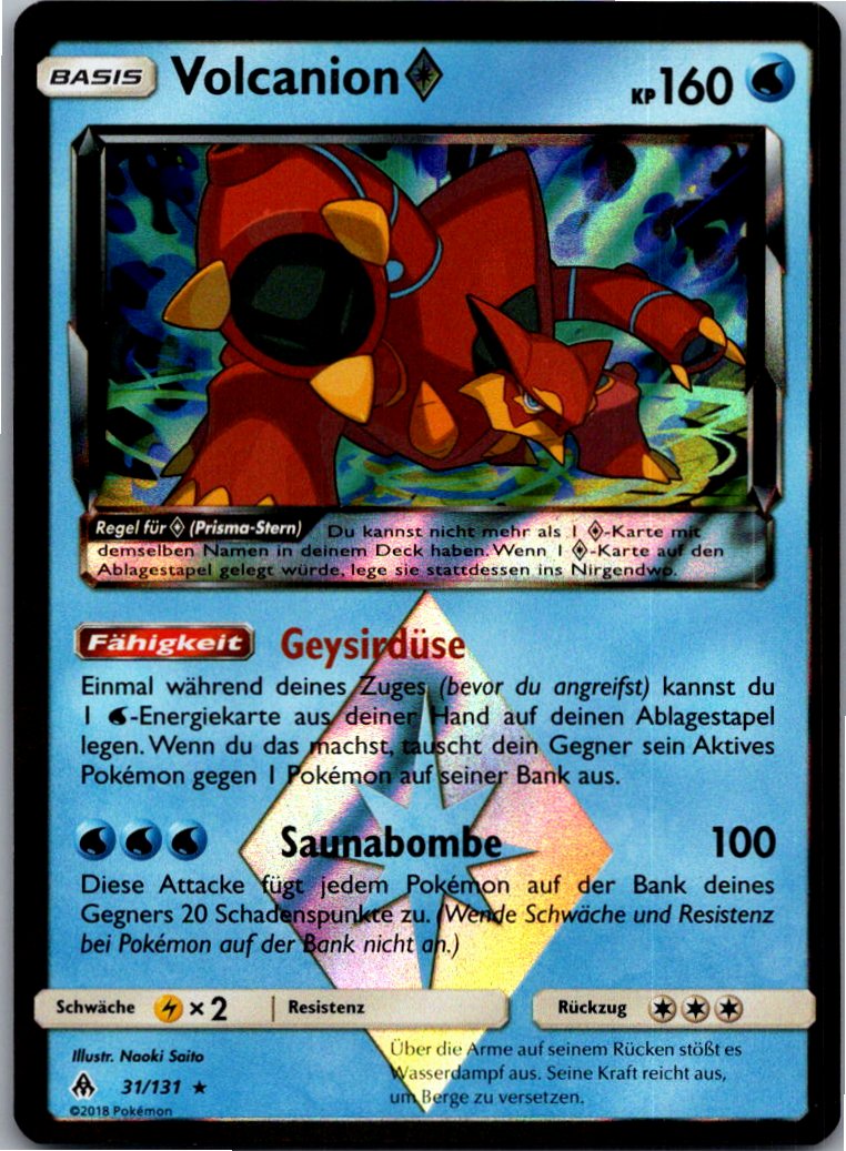 Volcanion Prisma-Stern 31/131 Grauen Der Lichtfinsternis – Vorderseite