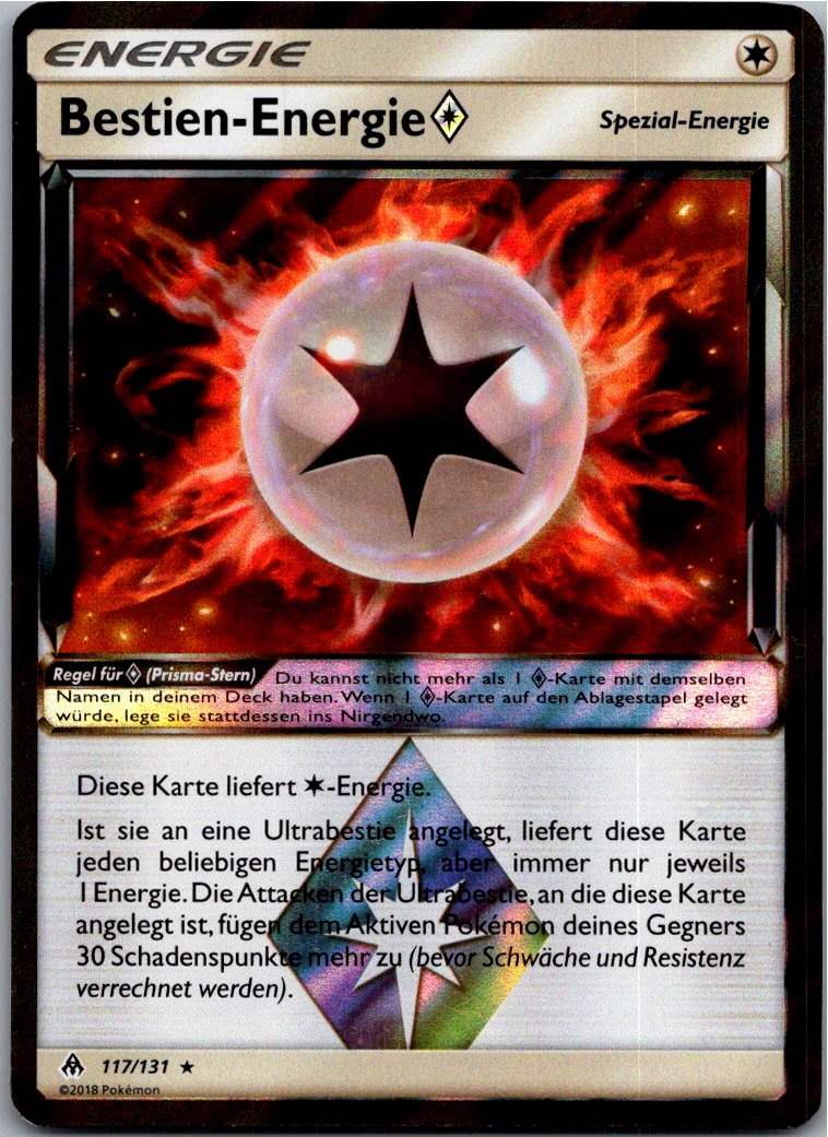 Bestien-Energie Prisma-Stern 117/131 Grauen Der Lichtfinsternis – Vorderseite