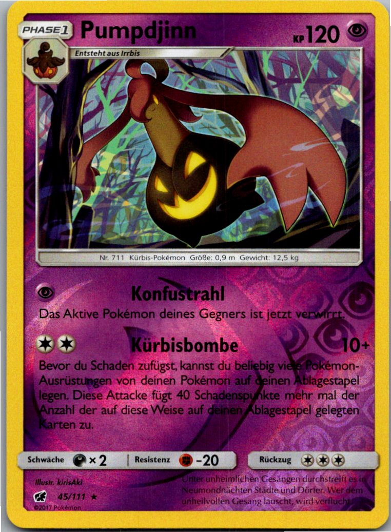 Pumpdjinn 45/111 Aufziehen der Sturmröte – Vorderseite