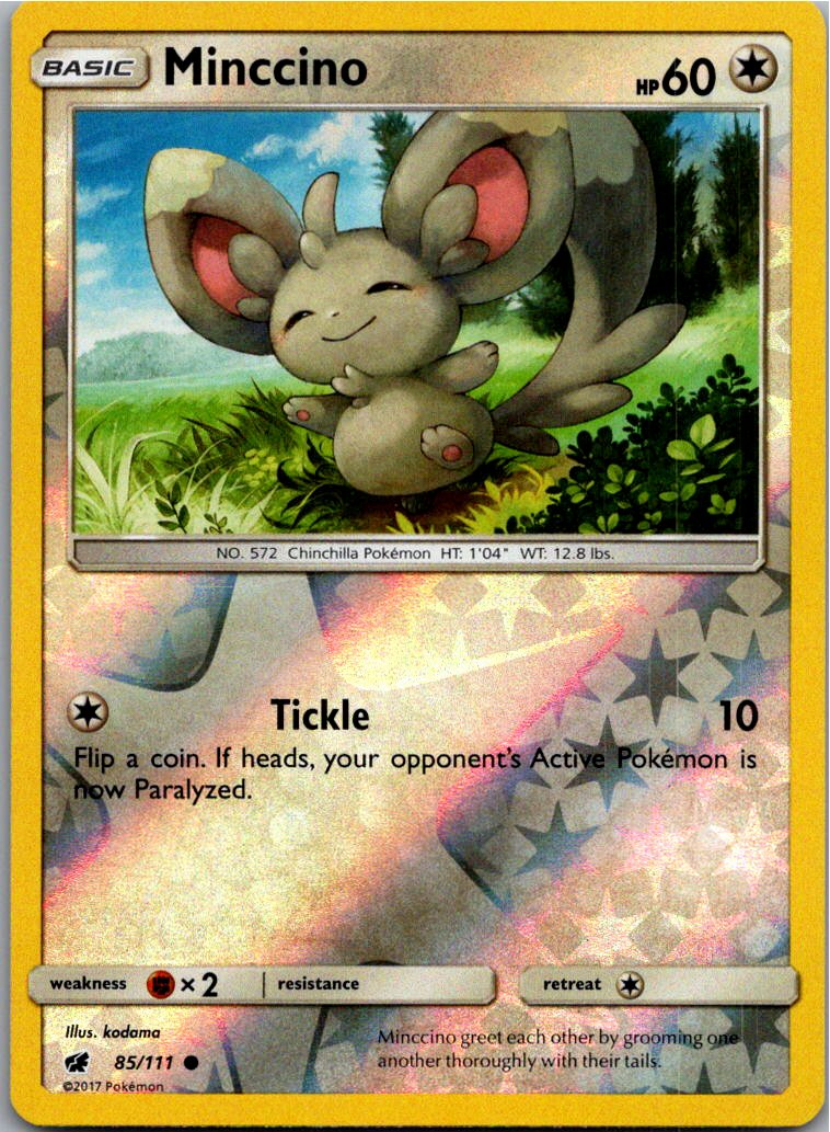 Minccino Picochilla 85/111 Aufziehen der Sturmröte – Vorderseite