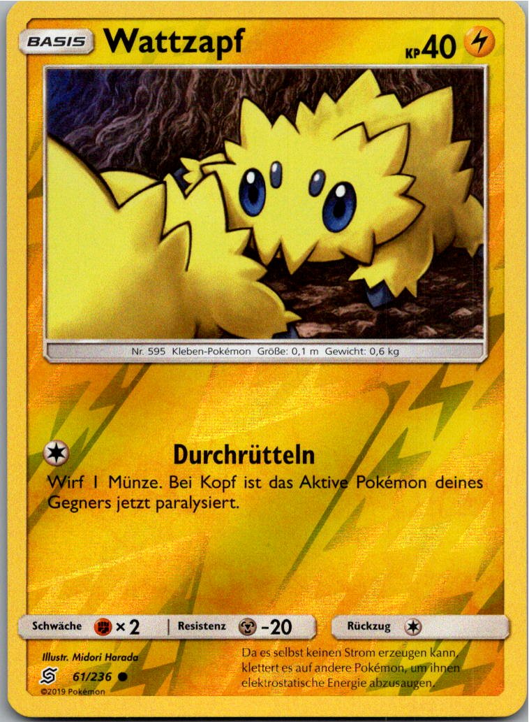 Wattzapf 61/236 Bund der Gleichgesinnten – Vorderseite