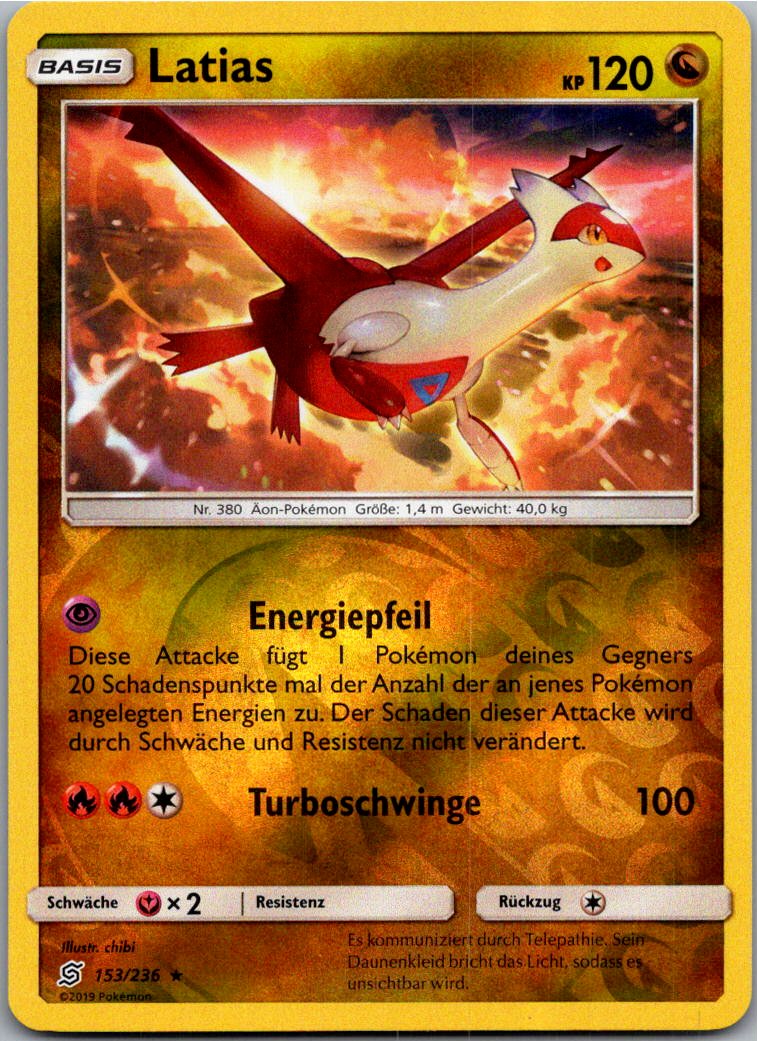 Latias 153/236 Bund der Gleichgesinnten – Vorderseite