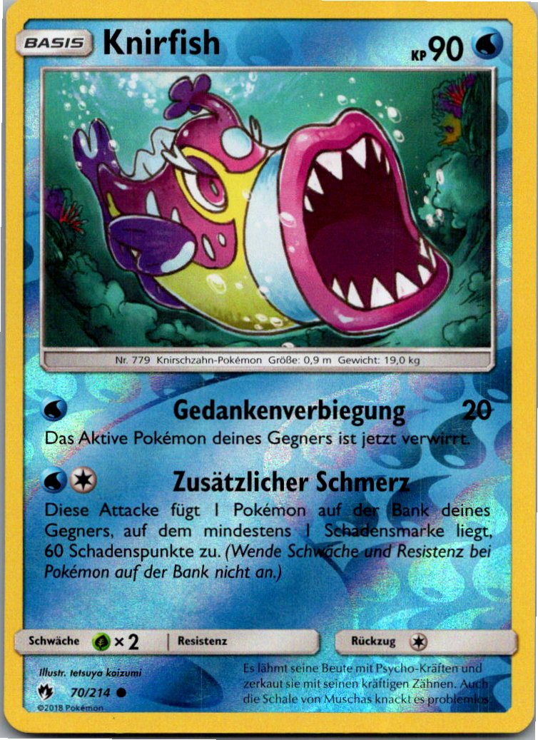 Knirfish 70/214 Echo des Donners – Vorderseite