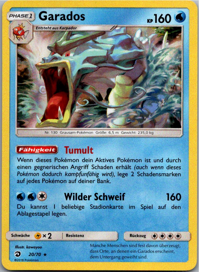 Garados 20/70 Majestät Der Drachen – Vorderseite
