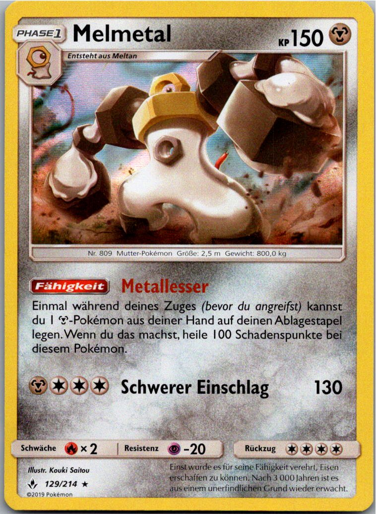 Melmetal 129/214 Kräfte im Einklang – Vorderseite