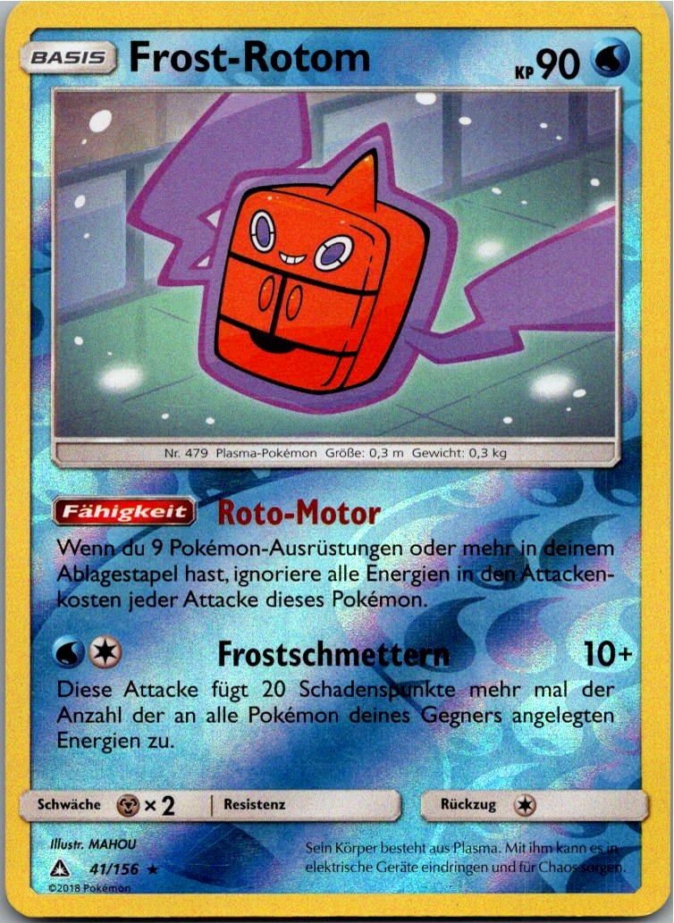 Frost-Rotom 41/156 Ultra-Prisma – Vorderseite