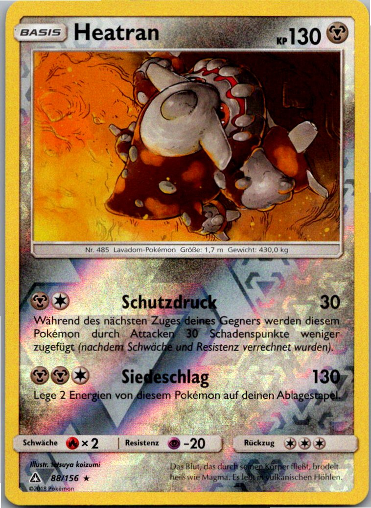 Heatran 88/156 Ultra-Prisma – Vorderseite