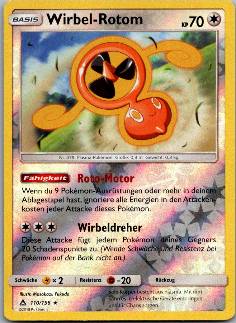 Wirbel-Rotom 110/156 Ultra-Prisma – Vorderseite