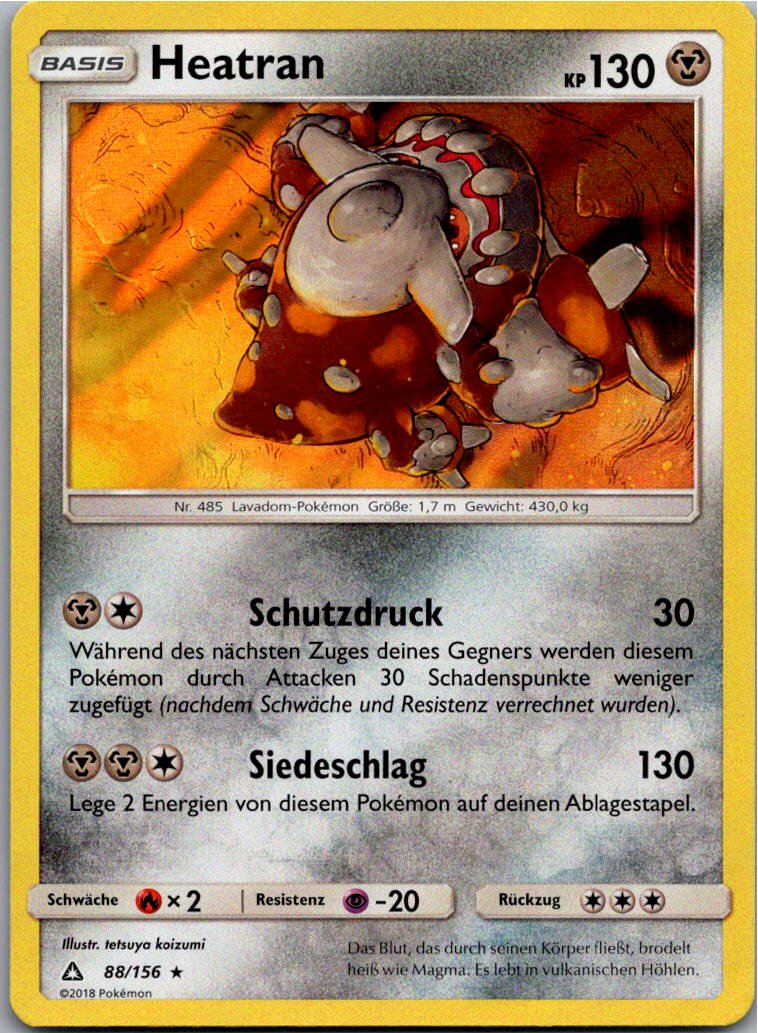 Heatran 88/156 Ultra-Prisma – Vorderseite