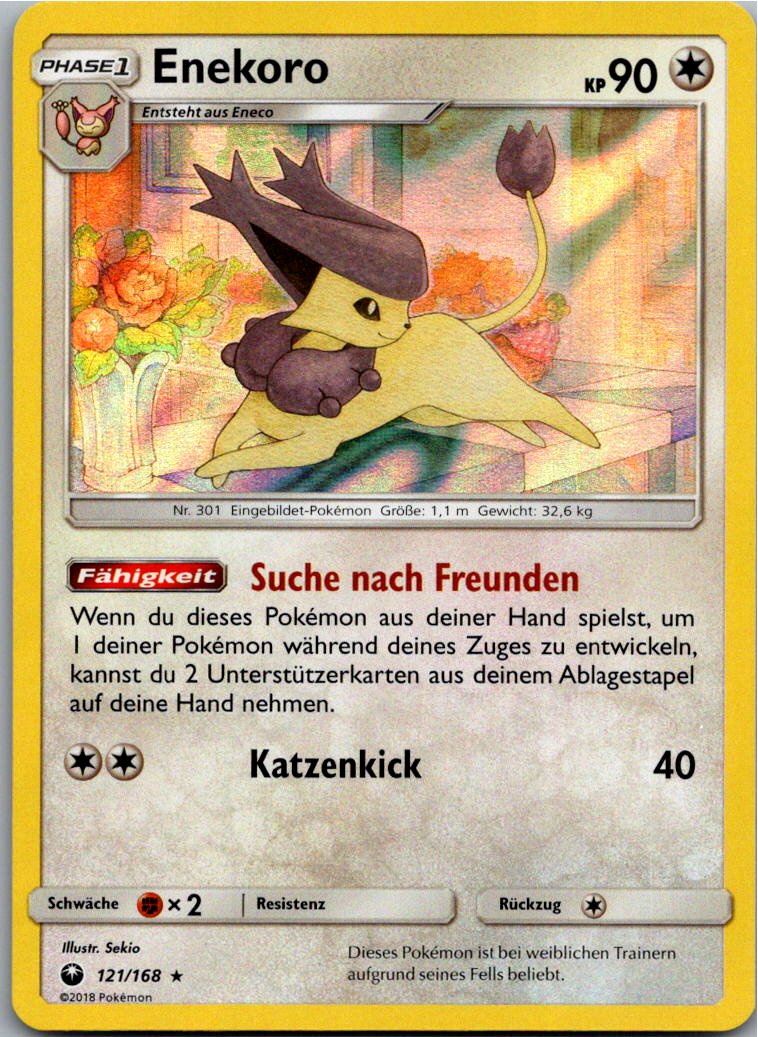 Enekoro 121/168 Sturm Am Firmament – Vorderseite