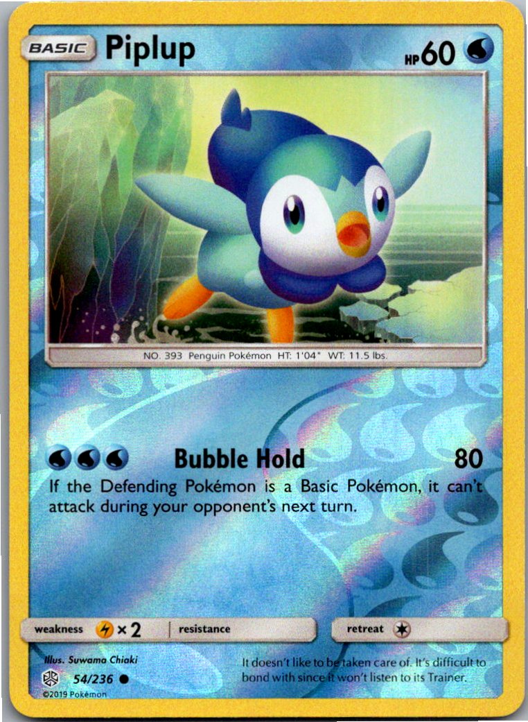 Piplup Plinfa 54/236 Welten im Wandel – Vorderseite